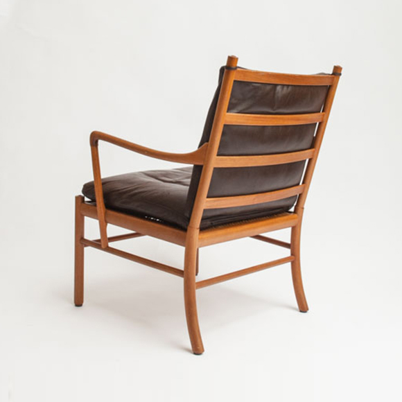 The Colonial Chair, Brown Leather